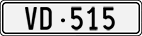 License plate of Switzerland, Cars