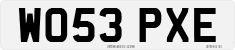 License plate of the United Kingdom, 2001 year system