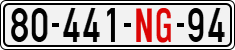 License plate of Vietnam, Diplomatic