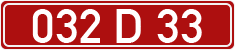 License plate of Georgia, Diplomatic