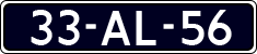License plate of the Netherlands, Cars
