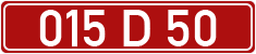 License plate of Georgia, Diplomatic