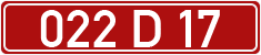 License plate of Georgia, Diplomatic