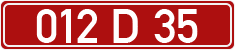 License plate of Georgia, Diplomatic