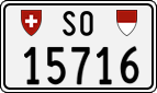 License plate of Switzerland, Cars