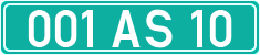 License plate of Georgia, Diplomatic