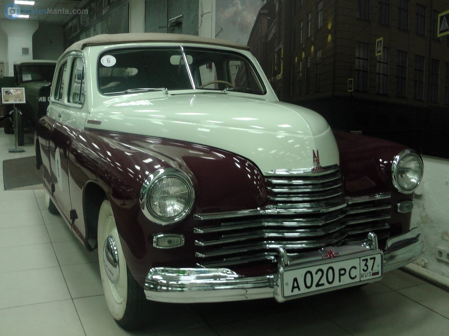 а 020 рс 37, GAZ 20 Победа 2nd series Cabriolet, 1949–1953