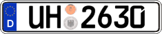 German license plate, Official services and consulates