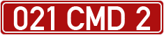 License plate of Georgia, Diplomatic
