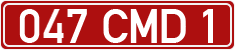 License plate of Georgia, Diplomatic