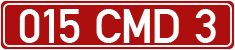 License plate of Georgia, Diplomatic
