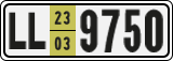 License plate of Armenia, Export transit plates