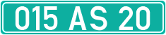 License plate of Georgia, Diplomatic