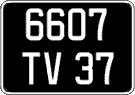 French license plate, FNI