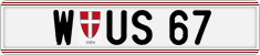 License plate of Austria, Vanity Plates