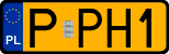 License plates of Poland, Oldtimers