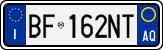 License plate of Italy, Cars (1994 year series)