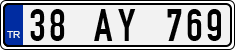 License plate of Turkey, Regular plates