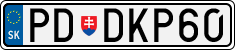 License plate of Slovakia, Vanity Plates