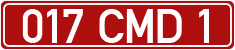 License plate of Georgia, Diplomatic
