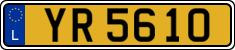 License plate of Luxembourg, 2003 year system