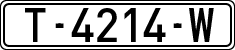 License plates of Spain, 1971 year series