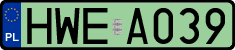License plates of Poland, Authorities