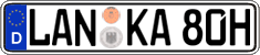 German license plate, Plates for oldtimers (type 