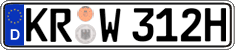 German license plate, Plates for oldtimers (type 