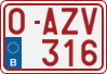 License plate of Belgium, Regular plates (2010)