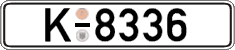 German license plate, Official services and consulates