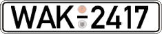 German license plate, Official services and consulates