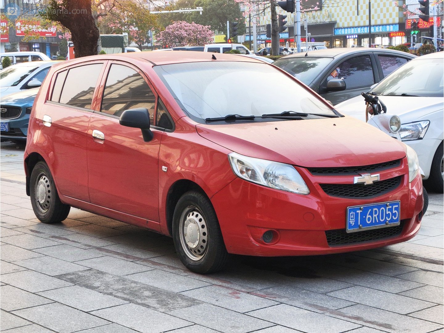 粤T·6R055, Chevrolet Sail 2nd gen (U-VA) Hatch (Gamma), 2010–2017 (–2019 for LATAM-market)