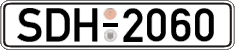 German license plate, Official services and consulates