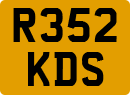 License plate of the United Kingdom, 1983 year system