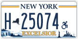 New York, Vehicles for disabled persons (H-12345)