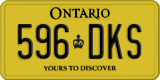 Ontario, Service plate (123-DAB)