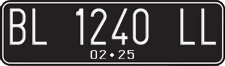 License plate of Indonesia, Regular plates