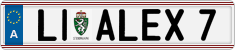 License plate of Austria, Vanity Plates