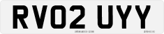 License plate of the United Kingdom, 2001 year system