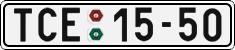 License plate of the Czech Republic, Cars (1960)