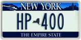 New York, County plate (AB-123)