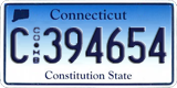 Connecticut, Combination (C-123456)