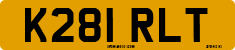 License plate of the United Kingdom, 1983 year system