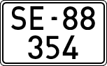 License plates of Spain, 1900 year series