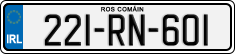 License plate of Ireland, Regular plates