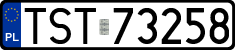 License plates of Poland, Regular car plates