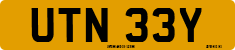 License plate of the United Kingdom, 1963 year system