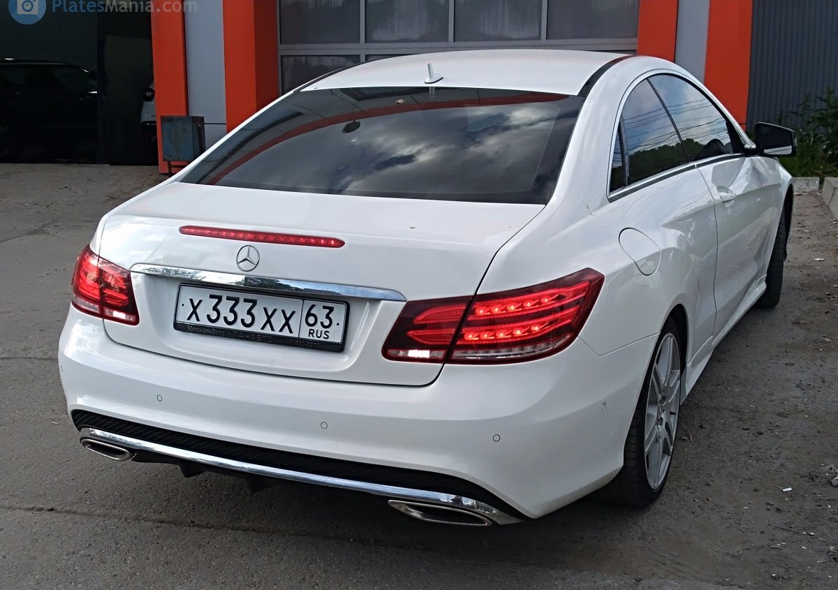 х 333 хх 63, Mercedes-Benz E-Klasse 4th gen Coupé (C207), facelift, 2013–2016