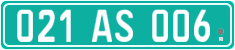 License plate of Georgia, Diplomatic